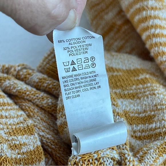 Lucky Brand Golden Glow Open Cardigan Lightweight Knit Sweater Size S - Picture 10 of 10